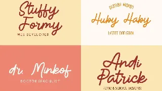 Adegianty font