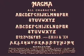 Magma - Blackletter font