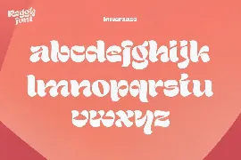 Reggy - Fun Retro display font