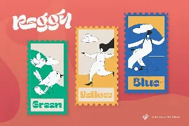 Reggy - Fun Retro display font