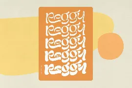 Reggy - Fun Retro display font