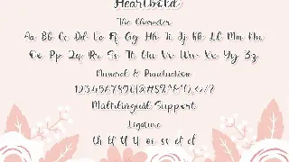 Heartbold font