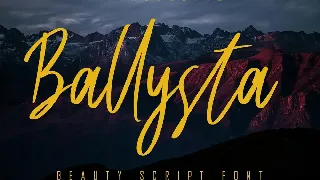 Ballysta Beauty Script Font