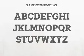 Xantheus Serif Font Family