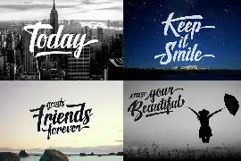 New Shine script font