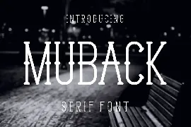 Muback Font