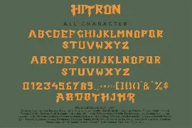 Hitron - Blackletter Typeface font