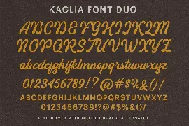 Kaglia font