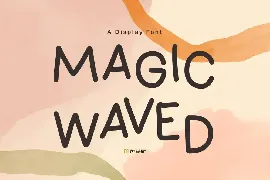 Magic Waved | A Display Font