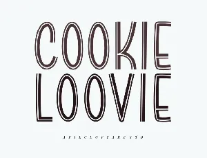 Cookie Loovie - A Display Font