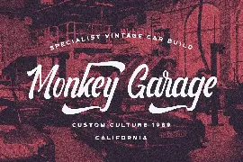 Ganbatte - Bold Script Font