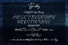 Thymoty | A Naturally Flow Handwriting Font