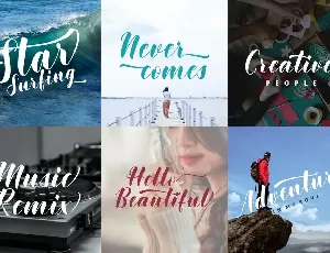 Khinta Script font