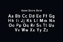 Adon Sans Serif Fonts Family Pack