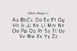 Adon Sans Serif Fonts Family Pack