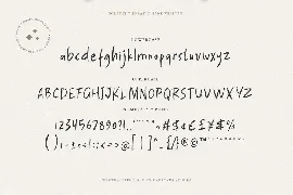 Scratchy Erratic Handwritten font