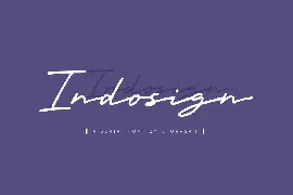 Indosign font