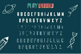 Play Ground | 3D fonts | School Fonts