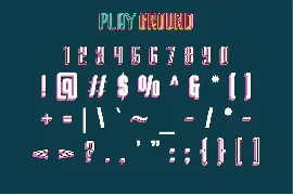 Play Ground | 3D fonts | School Fonts