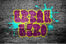 Bubble Horns - Display Graffiti Font