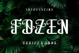 Fozen Font