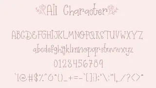 Prim Rose - Lovely Handwritten font