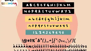 Baby Blooming font