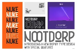 Nootdorp | Headline Typeface font