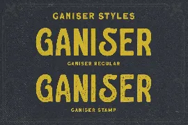 Ganiser Sans font