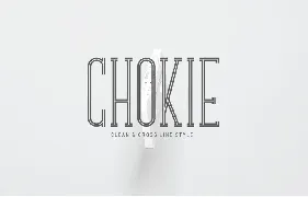 Chokie font