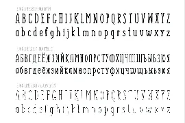 SUNN Line Serif Extended Font