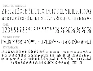 SUNN Line Serif Extended Font