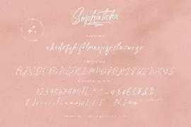 Sophiaticha Handwritten Brush font