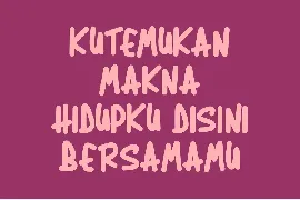 Dialog Senja - Quotable  Handwritting Font