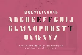 Bosale - Serif Bold Displat Font