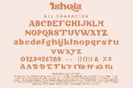 Ishqia - A Chubby Serif font