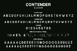 Contender - Vintage Display Font