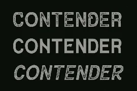 Contender - Vintage Display Font