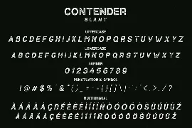 Contender - Vintage Display Font