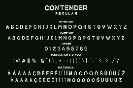 Contender - Vintage Display Font