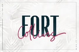 Fort Collins Caps font