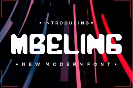 Mbeling font