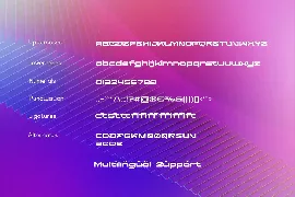 Demicon - Techno Futuristic Expanded Bold Sans font