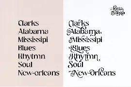 Losta Bonita - Modern Serif Family font