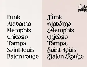 Losta Bonita - Modern Serif Family font