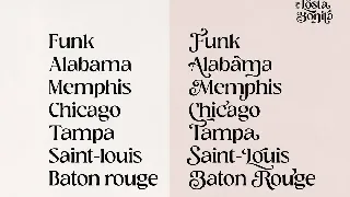 Losta Bonita - Modern Serif Family font