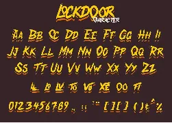 Lockdoor - Halloween Font