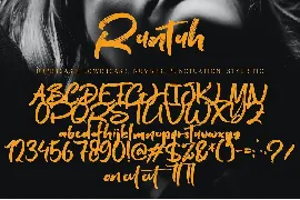 Runtuh font