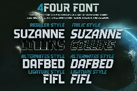 Sansrace - A Futuristic Typeface font