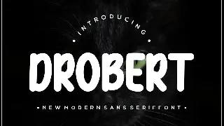 Drobert font